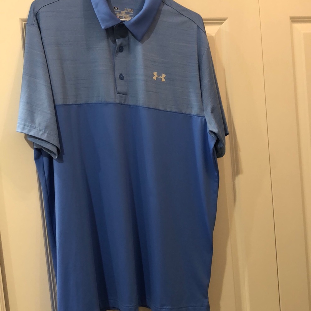 Mens Underarmour heatgear polo